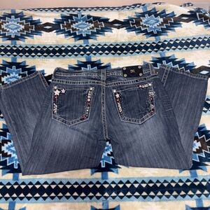 Miss Me Y2K Embellished Capri Jeans
